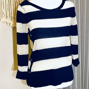 New York & Company mesh knit sweater